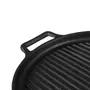 GRILL DE FERRO 36 CM DIVINÓPOLIS - PRETO - Foto 4