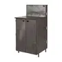 ARMÁRIO DE COZINHA 2 PORTAS 64 CM BRASP - GRAFITE FOSFATIZADO - Foto 2