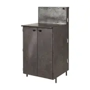 ARMÁRIO DE COZINHA 2 PORTAS 64 CM BRASP - GRAFITE FOSFATIZADO - Foto 2