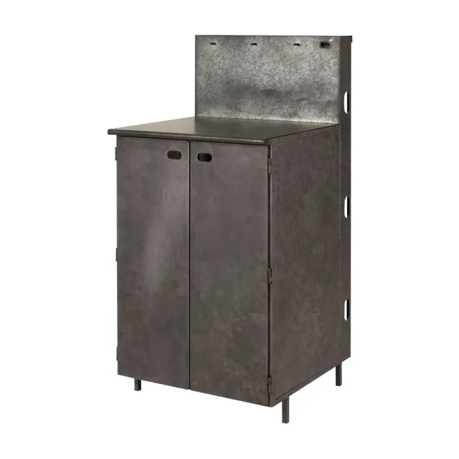 ARMÁRIO DE COZINHA 2 PORTAS 64 CM BRASP - GRAFITE FOSFATIZADO - Foto 2