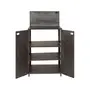 ARMÁRIO DE COZINHA 2 PORTAS 64 CM BRASP - GRAFITE FOSFATIZADO - Foto 5