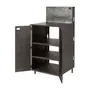 ARMÁRIO DE COZINHA 2 PORTAS 64 CM BRASP - GRAFITE FOSFATIZADO - Foto 6