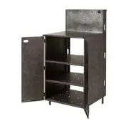ARMÁRIO DE COZINHA 2 PORTAS 64 CM BRASP - GRAFITE FOSFATIZADO - Foto 6