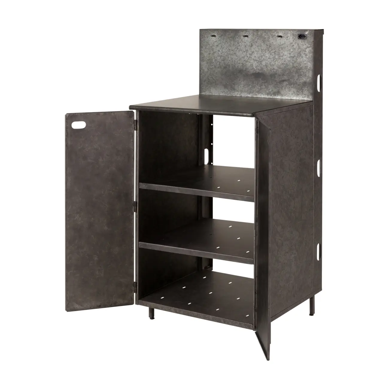 ARMÁRIO DE COZINHA 2 PORTAS 64 CM BRASP - GRAFITE FOSFATIZADO - Foto 6