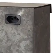 ARMÁRIO DE COZINHA 2 PORTAS 64 CM BRASP - GRAFITE FOSFATIZADO - Foto 7
