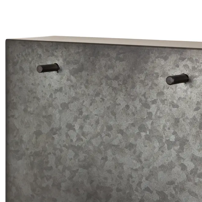 ARMÁRIO DE COZINHA 2 PORTAS 64 CM BRASP - GRAFITE FOSFATIZADO - Foto 8