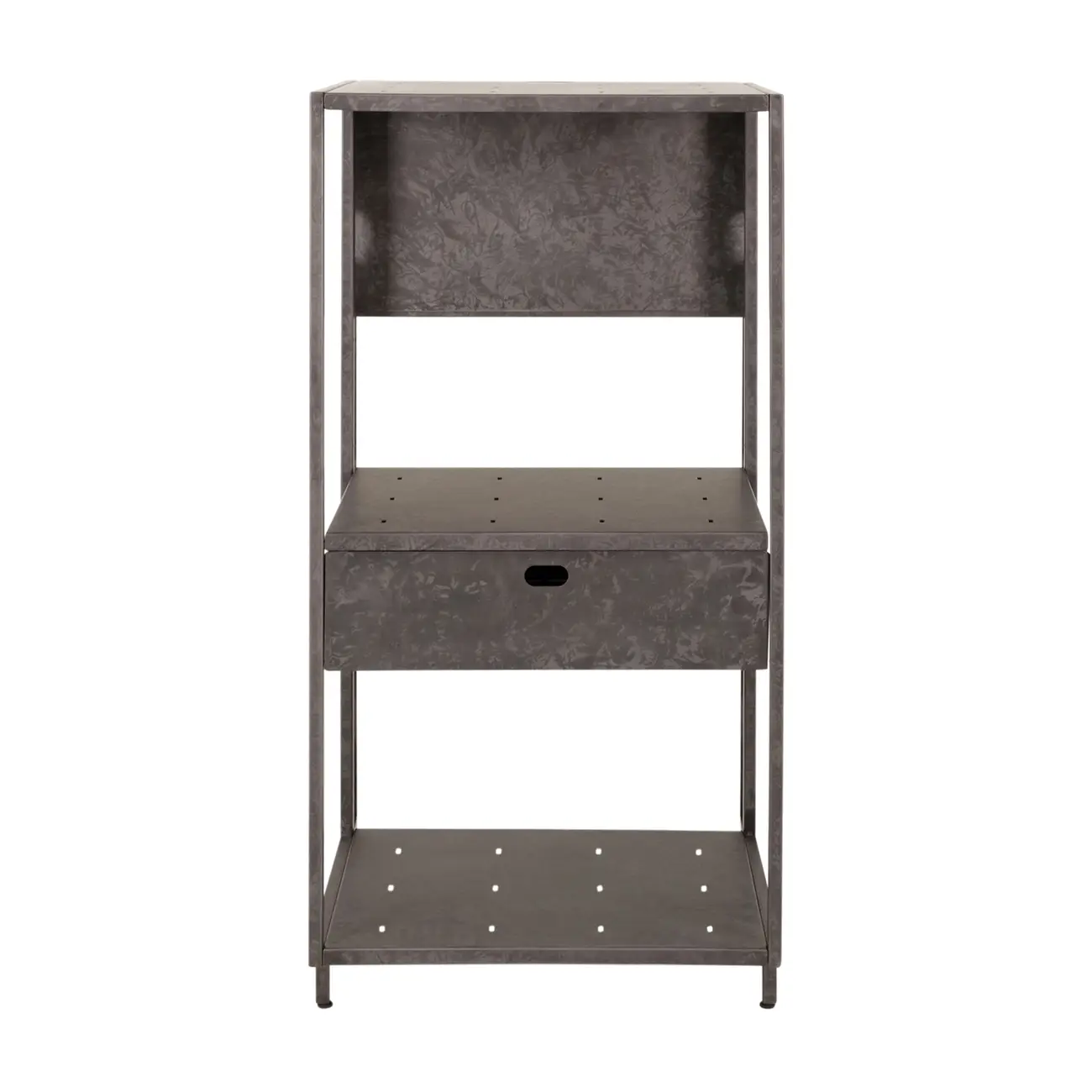 ARMÁRIO DE COZINHA MÉDIO ABERTO 1 GAVETA 64 CM BRASP - GRAFITE FOSFATIZADO - Foto 1