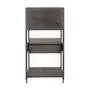ARMÁRIO DE COZINHA MÉDIO ABERTO 1 GAVETA 64 CM BRASP - GRAFITE FOSFATIZADO - Foto 4