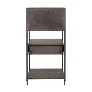 ARMÁRIO DE COZINHA MÉDIO ABERTO 1 GAVETA 64 CM BRASP - GRAFITE FOSFATIZADO - Foto 4
