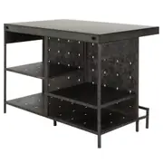 BALCÃO DE COZINHA 1,28 M X 85 CM BRASP - GRAFITE FOSFATIZADO - Foto 2