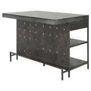 BALCÃO DE COZINHA 1,28 M X 85 CM BRASP - GRAFITE FOSFATIZADO - Foto 4
