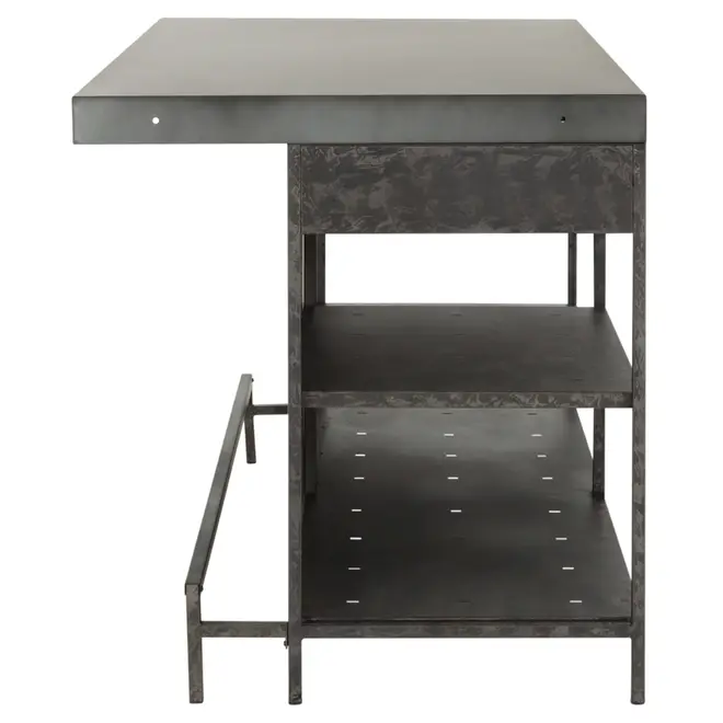 BALCÃO DE COZINHA 1,28 M X 85 CM BRASP - GRAFITE FOSFATIZADO - Foto 5