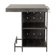 BALCÃO 90 CM X 85 CM BRASP - GRAFITE FOSFATIZADO - Foto 2