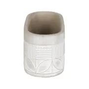 FLOREIRA 22 CM BETON ART - KONKRET/BRANCO - Foto 3