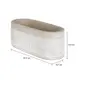 FLOREIRA 22 CM BETON ART - KONKRET/BRANCO - Foto 6