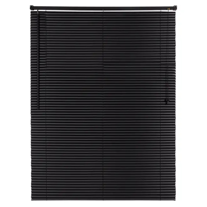 PERSIANA PVC HORIZONTAL 1,60 M X 1,60 M X 25 MM CONTROL I - PRETO - Foto 1
