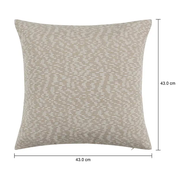 CAPA PARA ALMOFADA 43 CM X 43 CM HIGH - LATTE/NATURAL - Foto 4