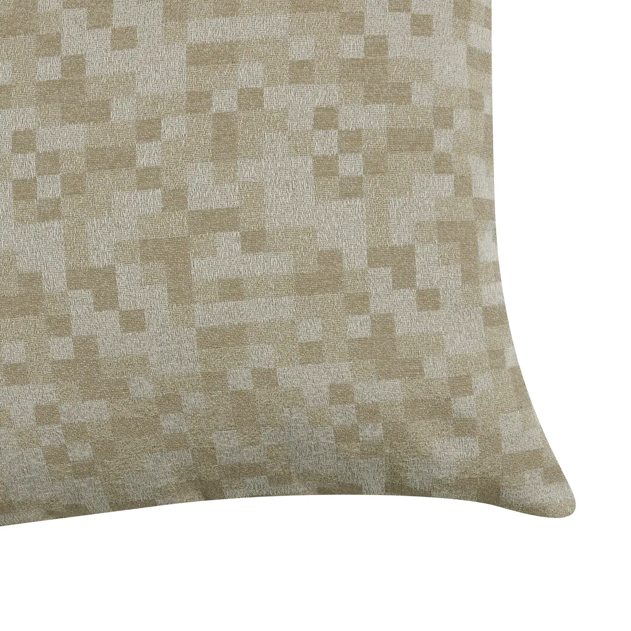 CAPA PARA ALMOFADA 43 CM X 43 CM GLANCE - LATTE/NATURAL - Foto 2