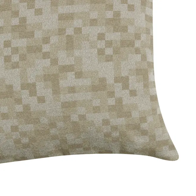 CAPA PARA ALMOFADA 43 CM X 43 CM GLANCE - LATTE/NATURAL - Foto 2