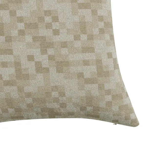 CAPA PARA ALMOFADA 43 CM X 43 CM GLANCE - LATTE/NATURAL - Foto 4