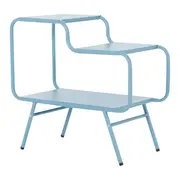 MESA LATERAL 60 CM X 30 CM SERPENTINE - ZIMBRO - Foto 3