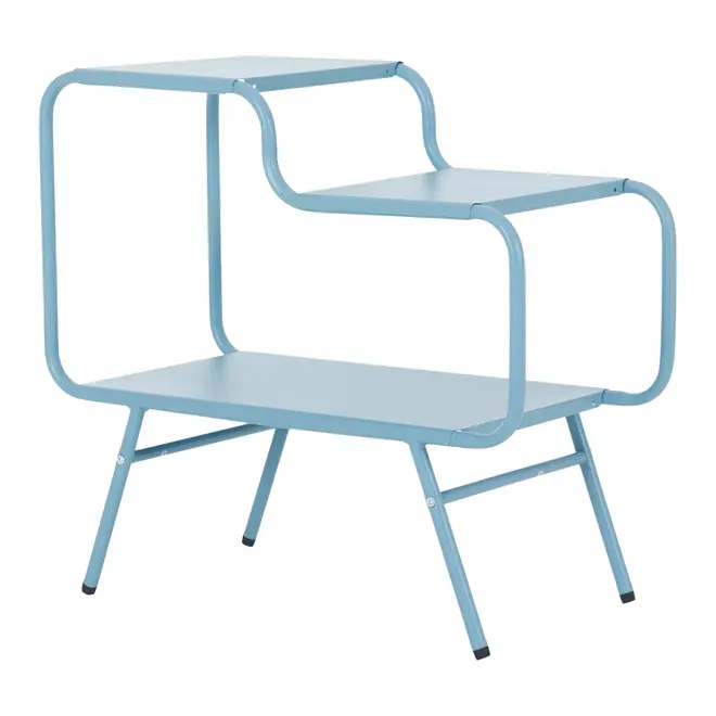 MESA LATERAL 60 CM X 30 CM SERPENTINE - ZIMBRO - Foto 3