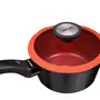 PANELA INDUÇÃO 18 CM DE CHEF - PRETO/TERRACOTA - Foto 4