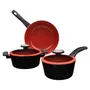 PANELA INDUÇÃO 18 CM DE CHEF - PRETO/TERRACOTA - Foto 6