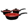 PANELA INDUÇÃO 18 CM DE CHEF - PRETO/TERRACOTA - Foto 7