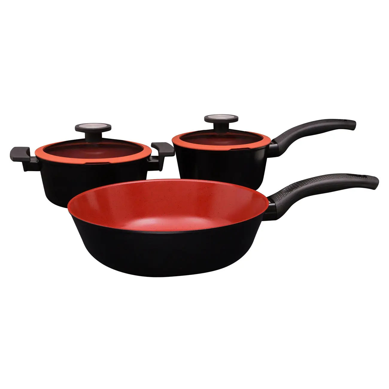 PANELA INDUÇÃO 18 CM DE CHEF - PRETO/TERRACOTA - Foto 7