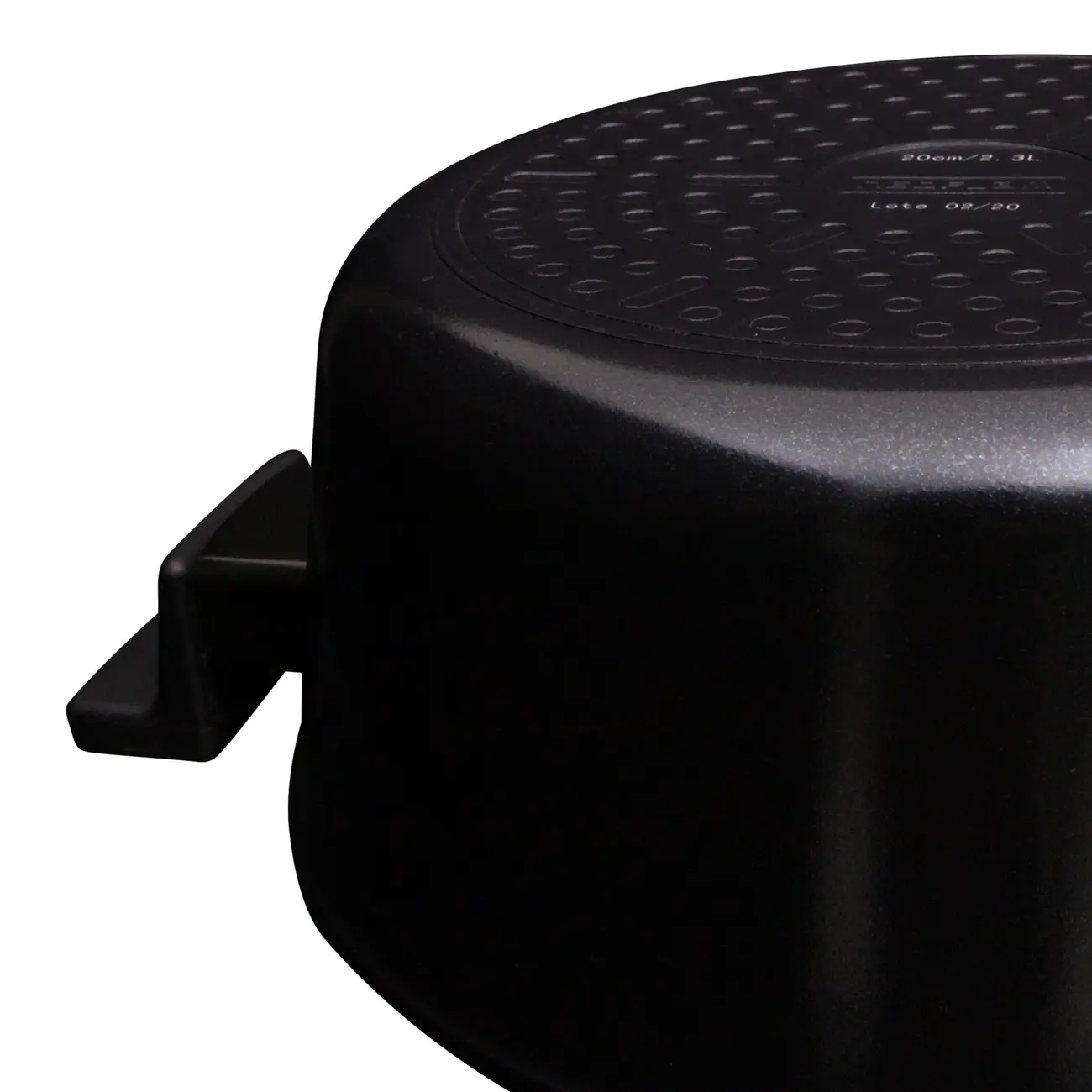 CAÇAROLA INDUÇÃO 20 CM DE CHEF - PRETO/TERRACOTA - Foto 6