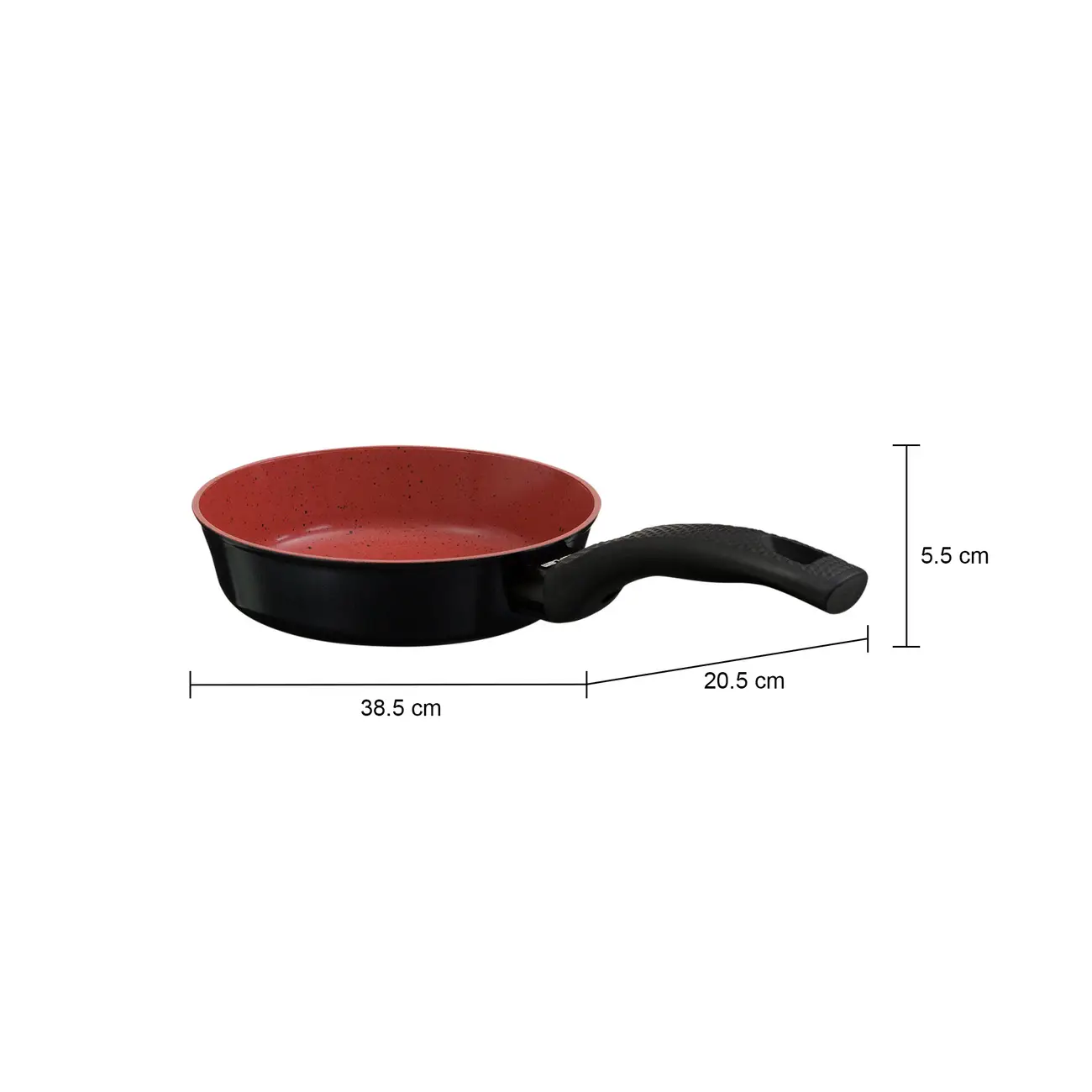 FRIGIDEIRA INDUÇÃO 20 CM DE CHEF - PRETO/TERRACOTA - Foto 6