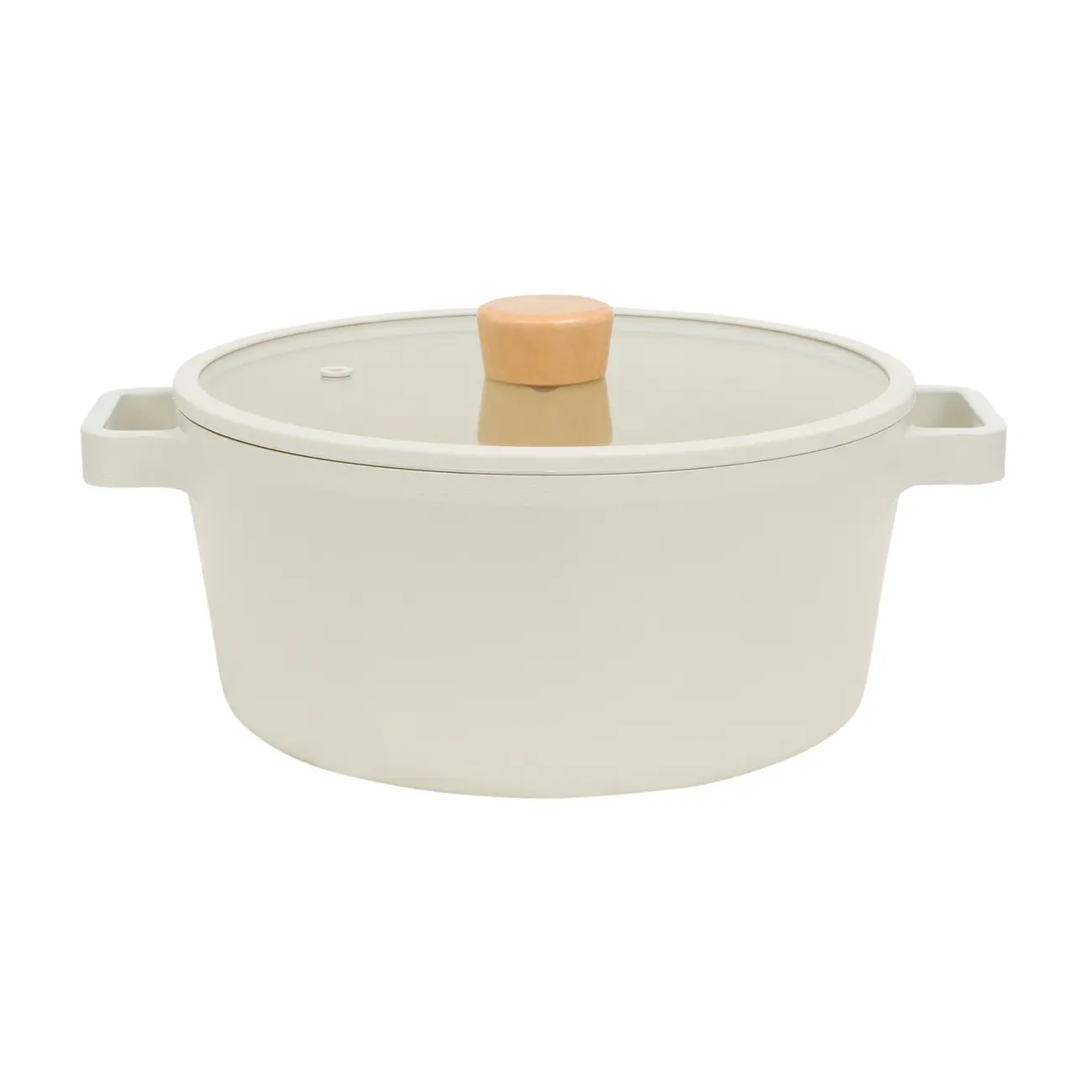 CAÇAROLA INDUÇÃO 24 CM FIKA - BEGE/PINUS NATURAL - Foto 1