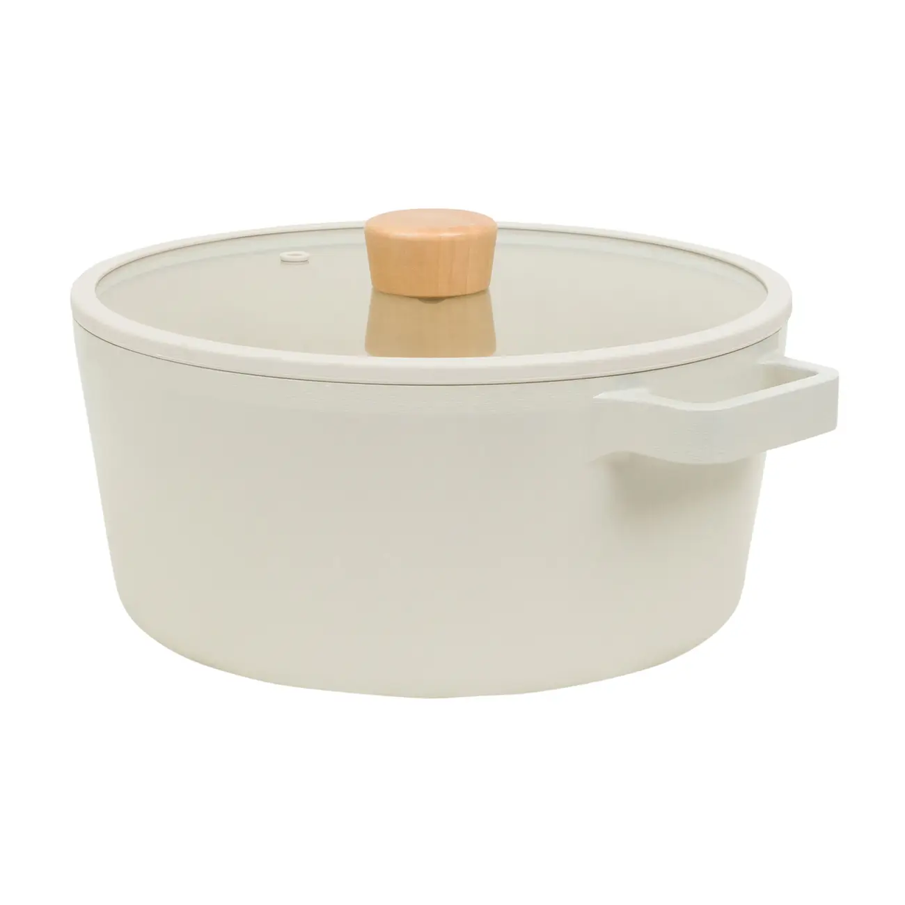 CAÇAROLA INDUÇÃO 24 CM FIKA - BEGE/PINUS NATURAL - Foto 3