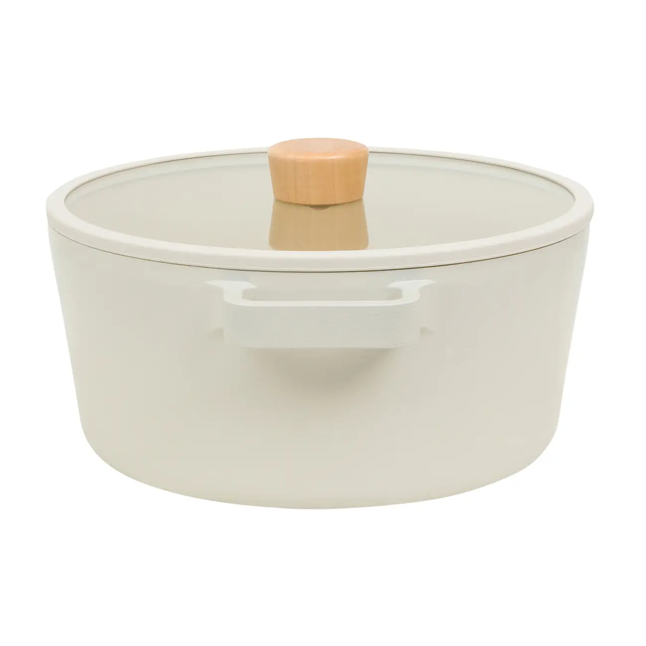 CAÇAROLA INDUÇÃO 24 CM FIKA - BEGE/PINUS NATURAL - Foto 4