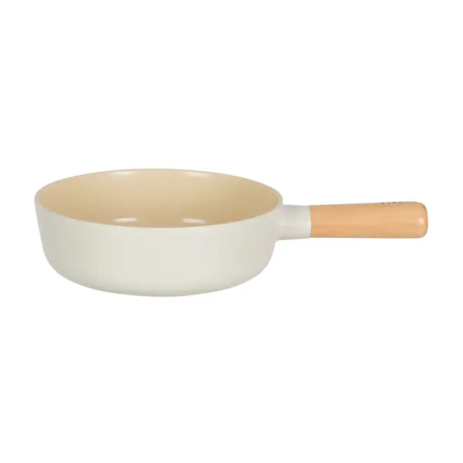 FRIGIDEIRA INDUÇÃO 18 CM FIKA - BEGE/PINUS NATURAL - Foto 1