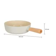 FRIGIDEIRA INDUÇÃO 18 CM FIKA - BEGE/PINUS NATURAL - Foto 13
