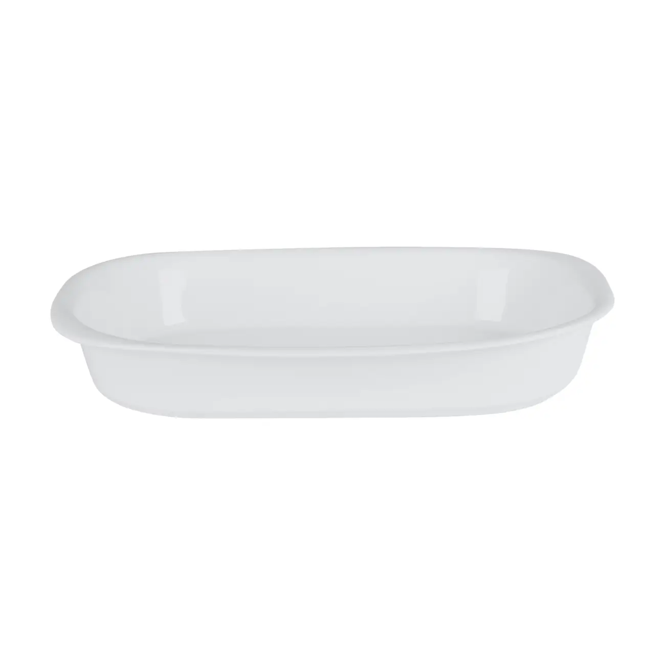 TRAVESSA REFRATÁRIA 32 CM X 22 CM FANCY - BRANCO - Foto 1