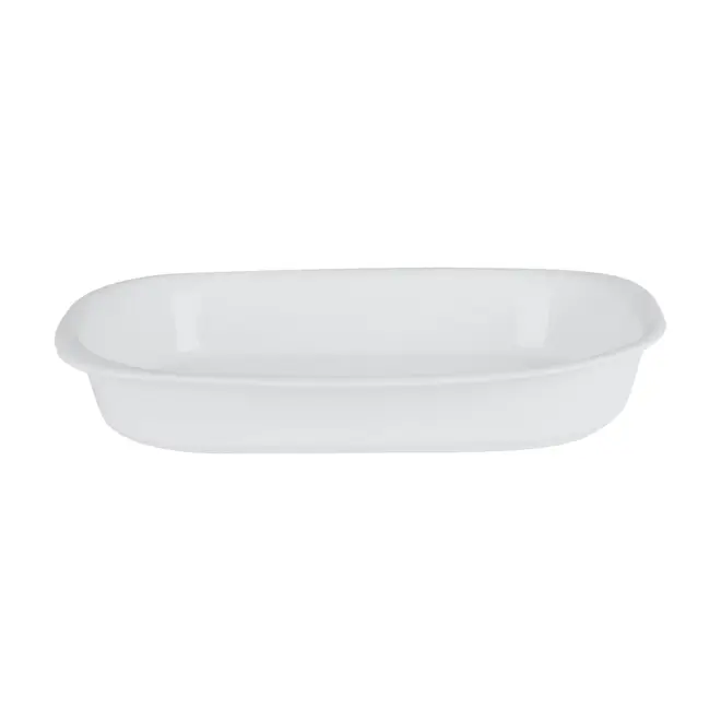TRAVESSA REFRATÁRIA 32 CM X 22 CM FANCY - BRANCO - Foto 1
