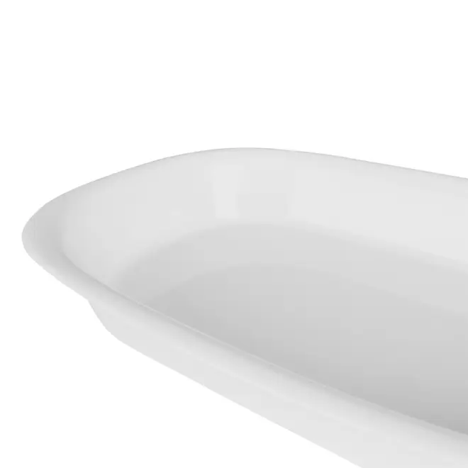TRAVESSA REFRATÁRIA 32 CM X 22 CM FANCY - BRANCO - Foto 6