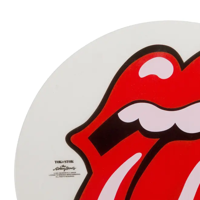 LUGAR AMERICANO 35 CM ROCK HISTORY - BRANCO TRANSLUCIDO/VERMELHO - Foto 2