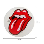 LUGAR AMERICANO 35 CM ROCK HISTORY - BRANCO TRANSLUCIDO/VERMELHO - Foto 6