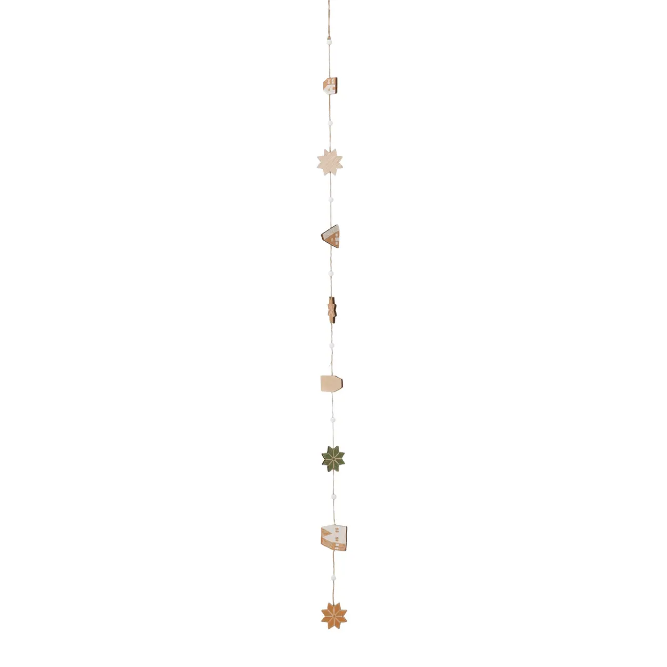 CORDÃO DECORATIVO 1,18 M VILAREJO NOEL - CASCA DE URUCUM/CIPESTRE - Foto 1