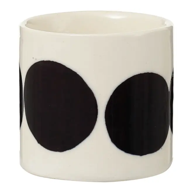 CANECA 90 ML BLOBING TOSE - BRANCO/MARROM DE LEI - Foto 5