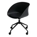 PRETO/PRETO - CADEIRA HOME OFFICE CONCA
