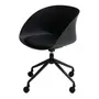 PRETO/PRETO - CADEIRA HOME OFFICE CONCA