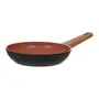 FRIGIDEIRA INDUÇÃO 24 CM NORMA - PRETO/TERRACOTA - Foto 2