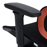 CADEIRA DE ESCRITÓRIO ALTA GUAXE - PRETO/LARANJA LED - Foto 14