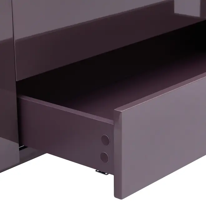 RACK 2 PORTAS/2 GAVETAS 1,80 M X 42 CM THE FOLD - RUBY MOCHA/RUBY MOCHA - Foto 17