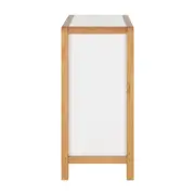 CÔMODA 4 GAVETAS 90 CM X 45 CM KANT - BRANCO/AMÊNDOA - Foto 4